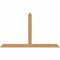 Ekena Millwork Portland Timber Gable Bracket, Western Red Cedar, 96"W x 56"H x 3 1/2"D x 5 1/2"F, 14/12 Pitch GBW096X56X0406POR00SWR - alternate 1